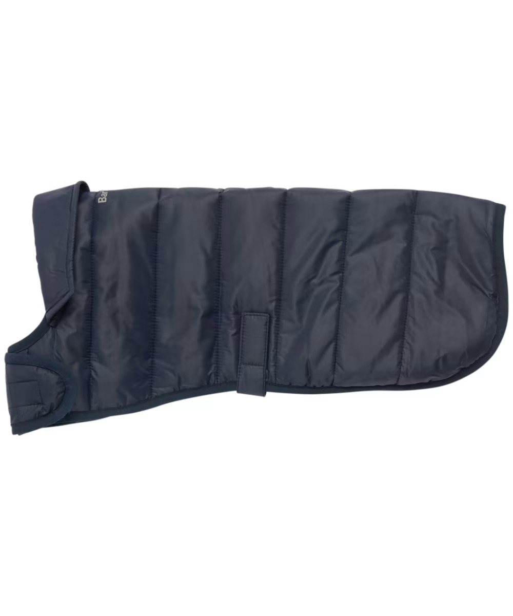 BARBOUR BAFFLE QUILTED DOG COAT NAVY