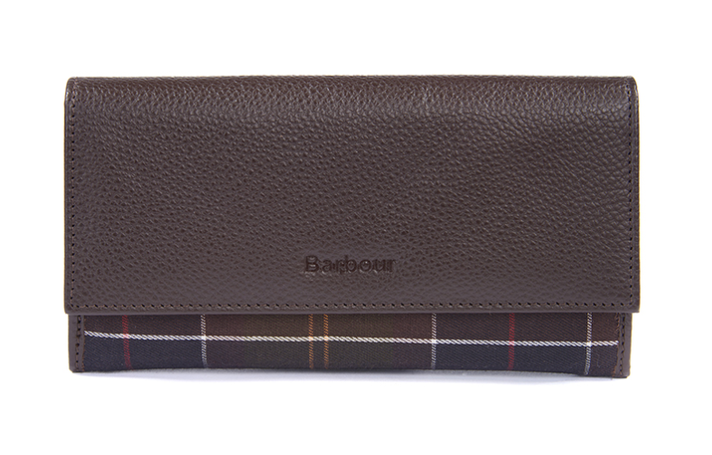 BARBOUR LEATHER CONV WALLET
