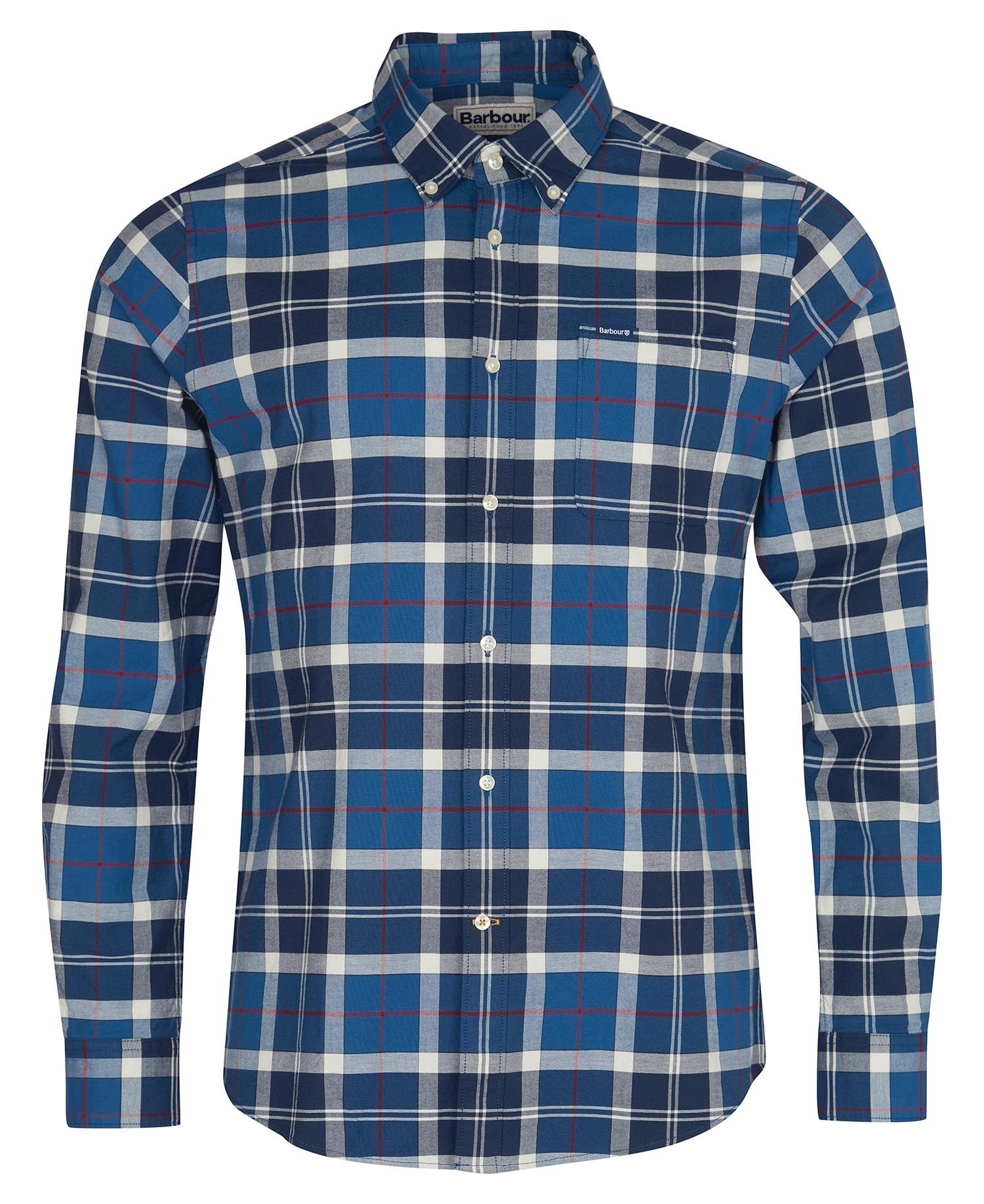 Barbour Lewis Tailored Shirt Navy