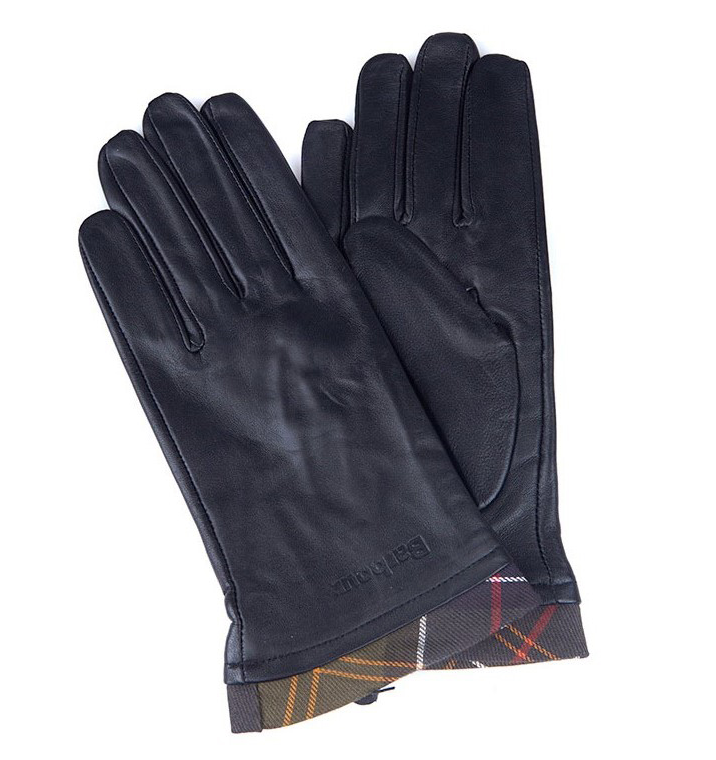 Barbour Tartan Trimmed Gloves