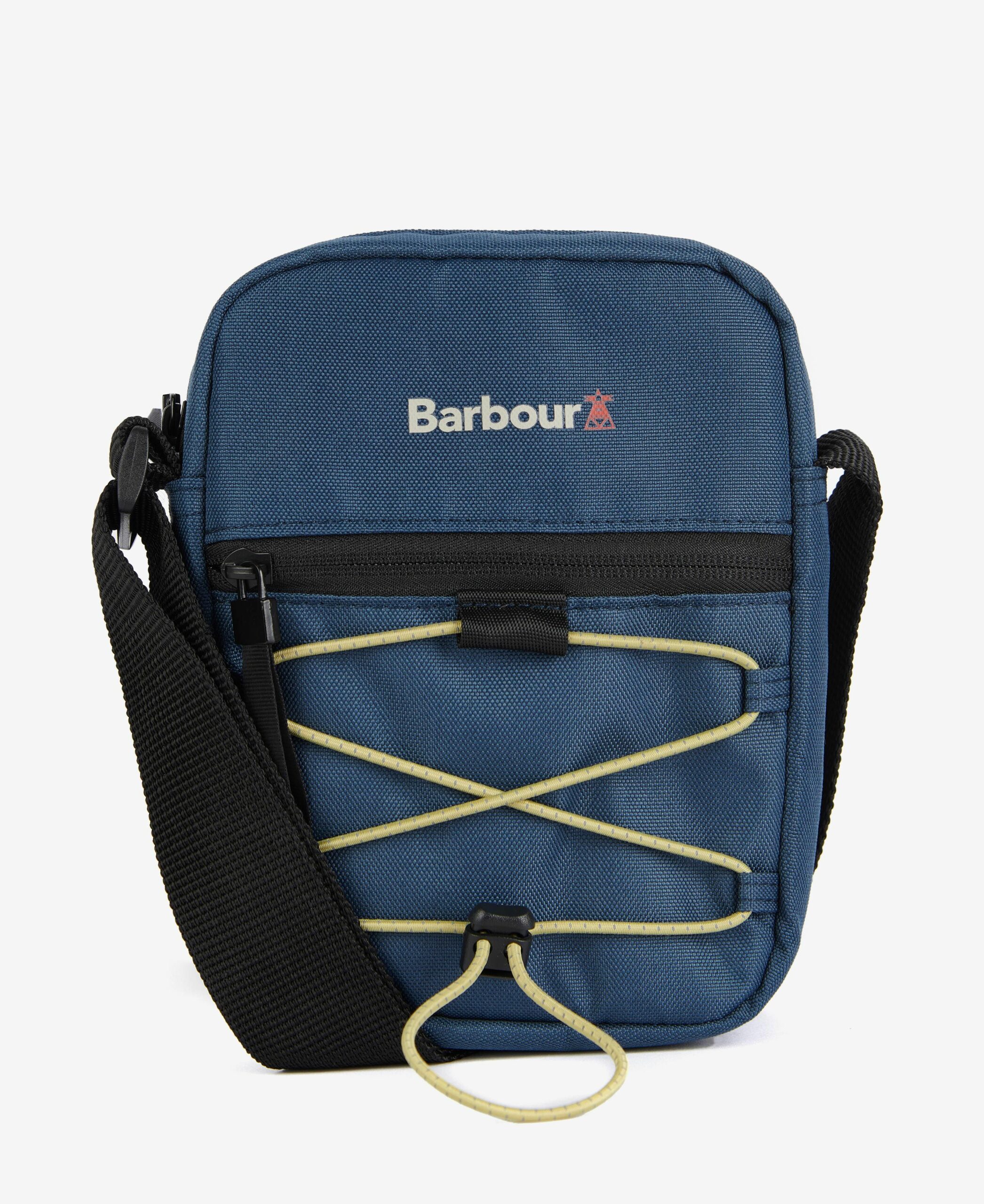 Barbour Arwin Canvas Crossbody Bag Blue