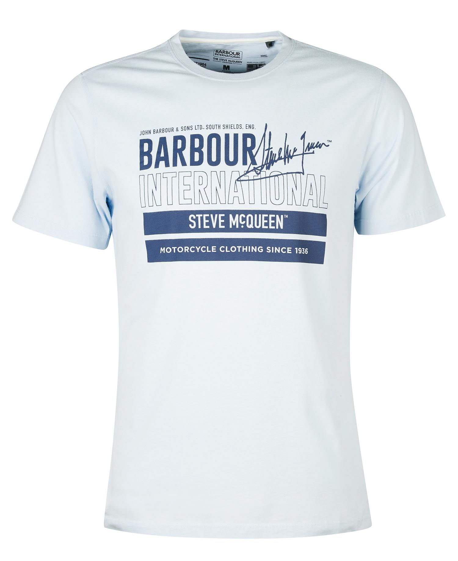 Barbour International Barry Tee Blue 2