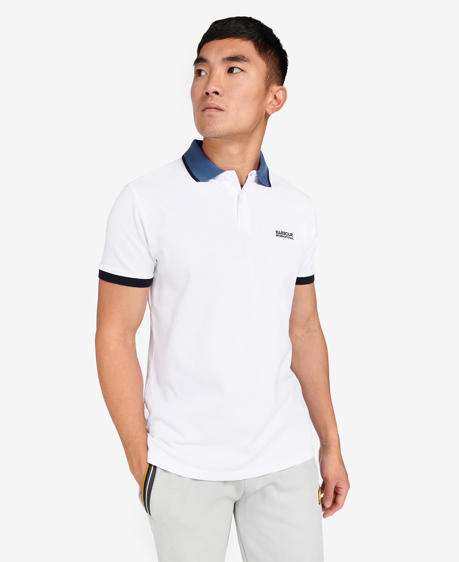 Barbour International Howall Polo White